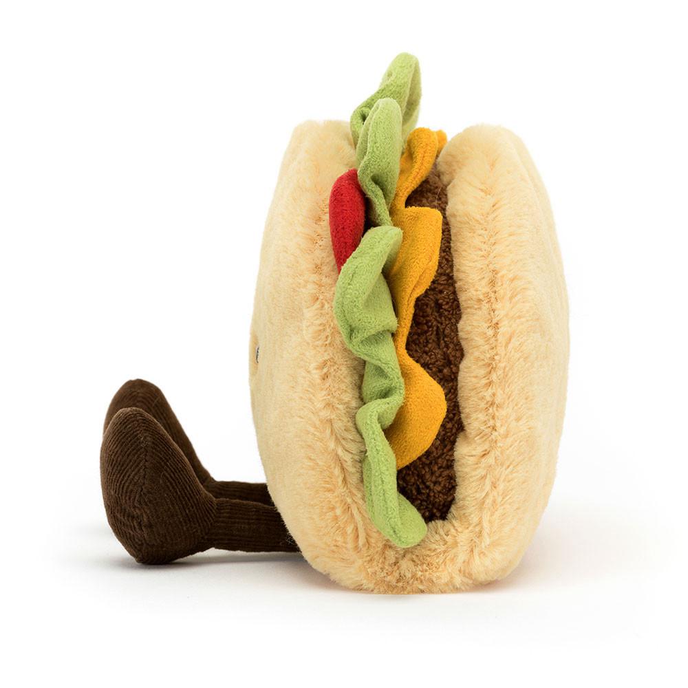 Pluszaki Jellycat Amuseables Taco,13cm x 17cm x 5cm Beżowe | Polska  IBEP-96527