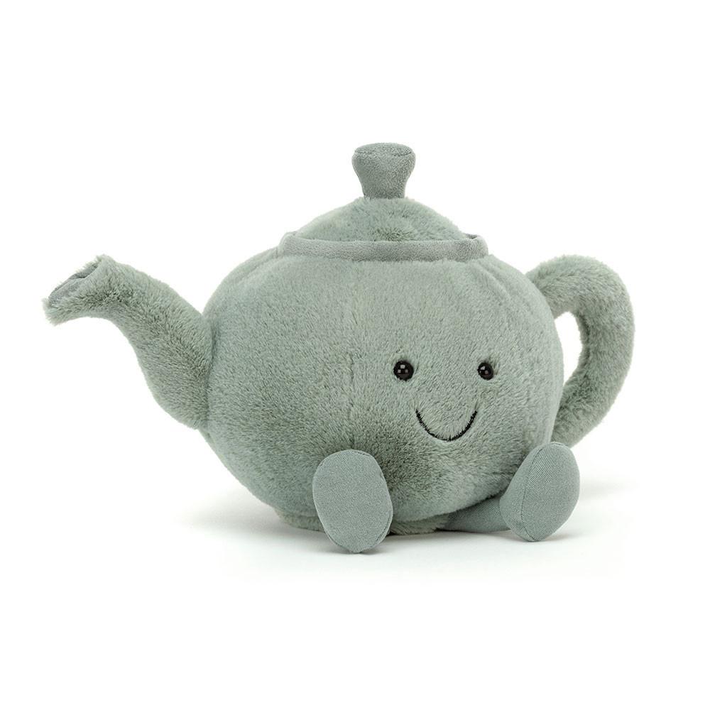 Pluszaki Jellycat Amuseables Teapot,20cm x 18cm x 16cm Zielone | Polska  TPDR-91207