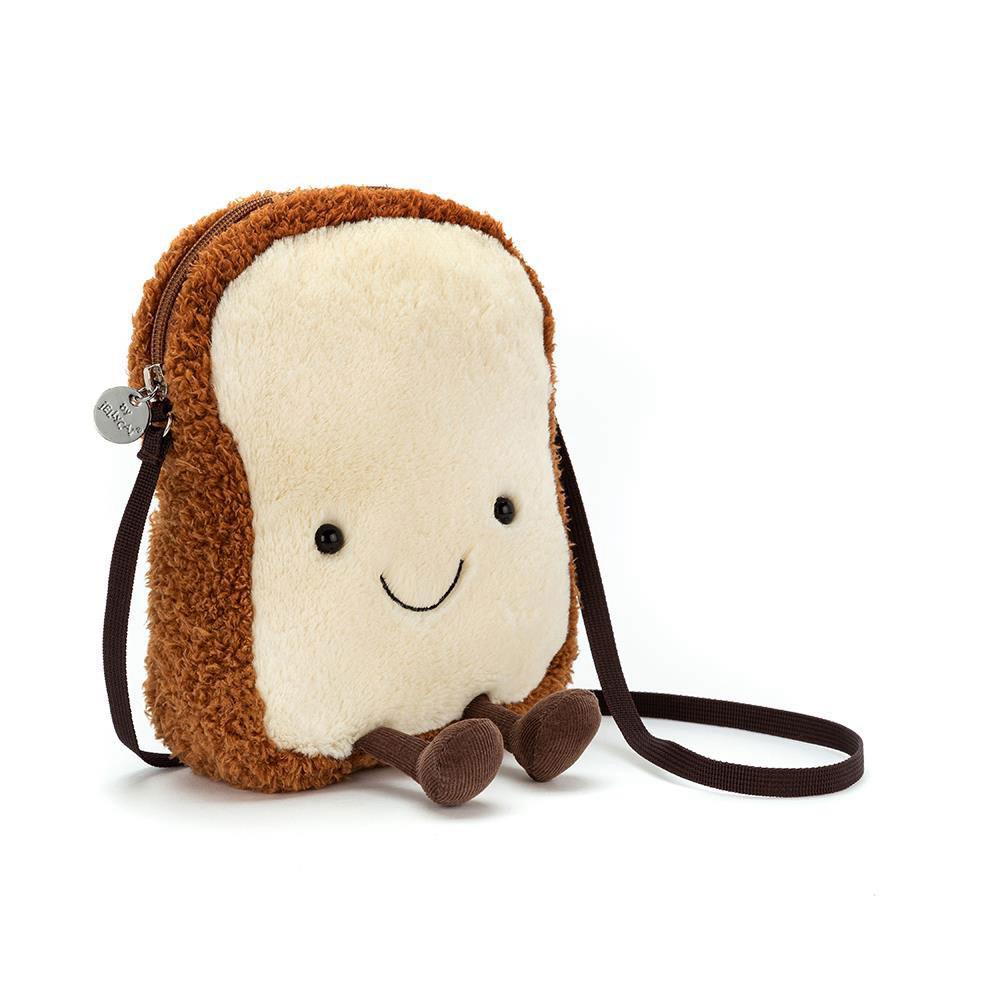 Pluszaki Jellycat Amuseables Toast,23cm x 17cm x 6cm Brązowe | Polska  JQML-74198