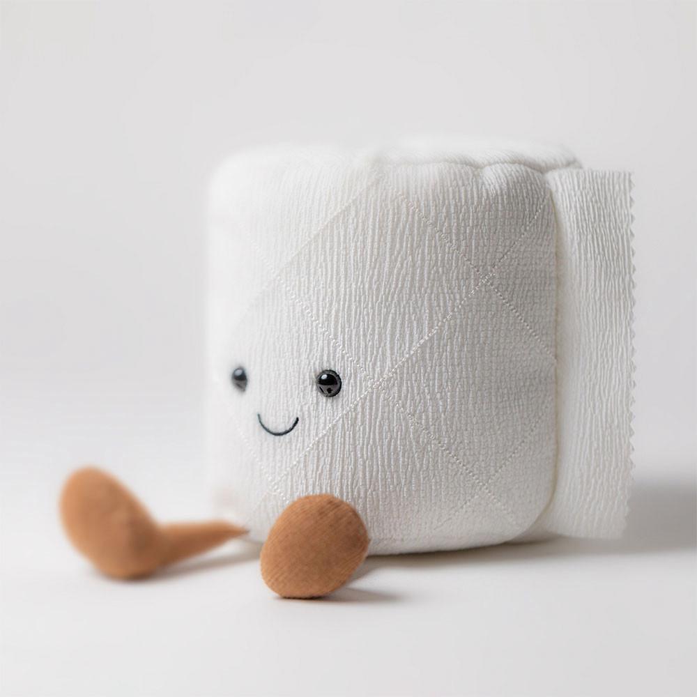 Pluszaki Jellycat Amuseables Toilet Roll,15cm x 12cm x 12cm Białe | Polska  ANPR-71648