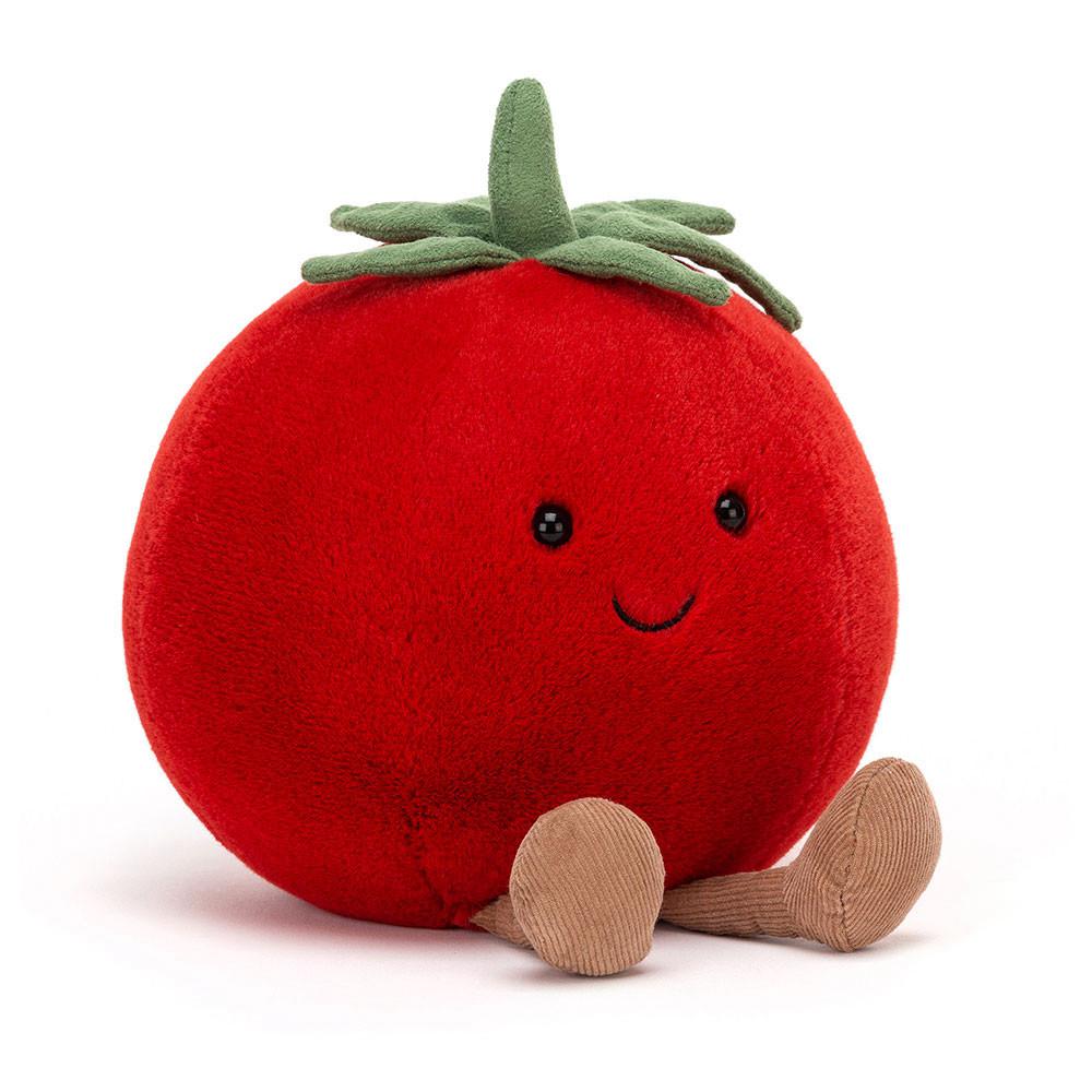 Pluszaki Jellycat Amuseables Tomato,19cm x 14cm x 13cm Czerwone | Polska  OPUD-21947