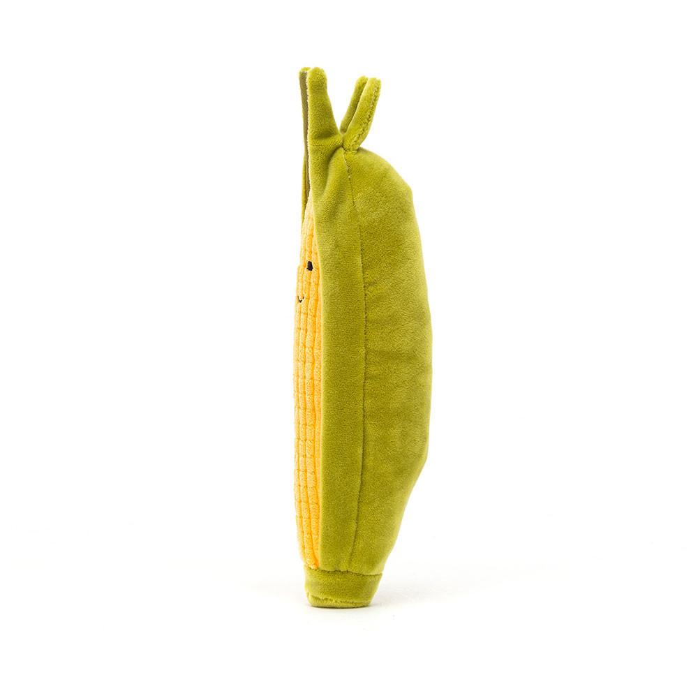 Pluszaki Jellycat Amuseables Vivacious Vegetable Sweetcorn,19cm x 6cm x 4cm Żółte | Polska  EGAU-19632