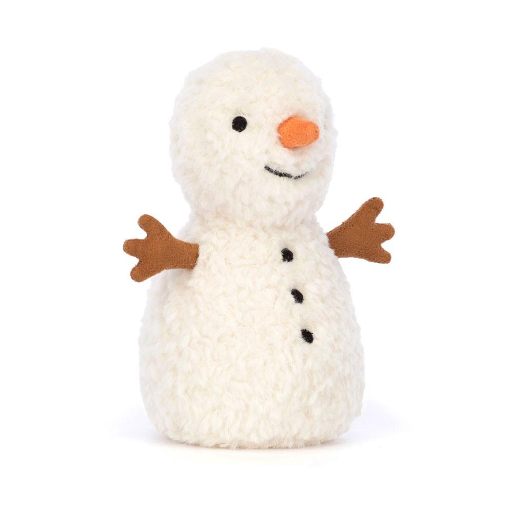 Pluszaki Jellycat Amuseables Wee Snowman,13cm x 7cm x 7cm Białe | Polska  KCVG-16035