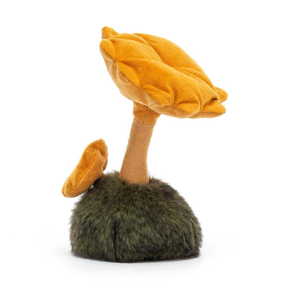 Pluszaki Jellycat Amuseables Wild Nature Chanterelle Mushroom,16cm x 9cm x 9cm Żółte | Polska  UHFM-12807