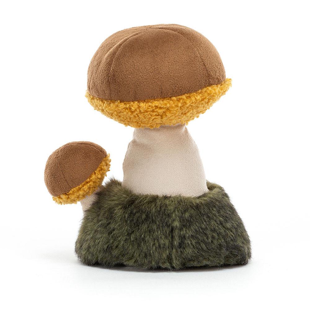 Pluszaki Jellycat Amuseables Wild Nature Boletus Mushroom,18cm x 7cm x 8cm Brązowe | Polska  JKYX-03249
