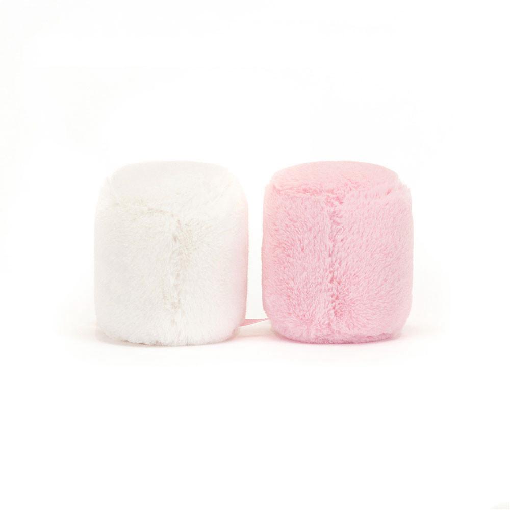 Pluszaki Jellycat Amuseables and White Marshmallows,9cm x 15cm x 5cm Różowe | Polska  KQWB-12835