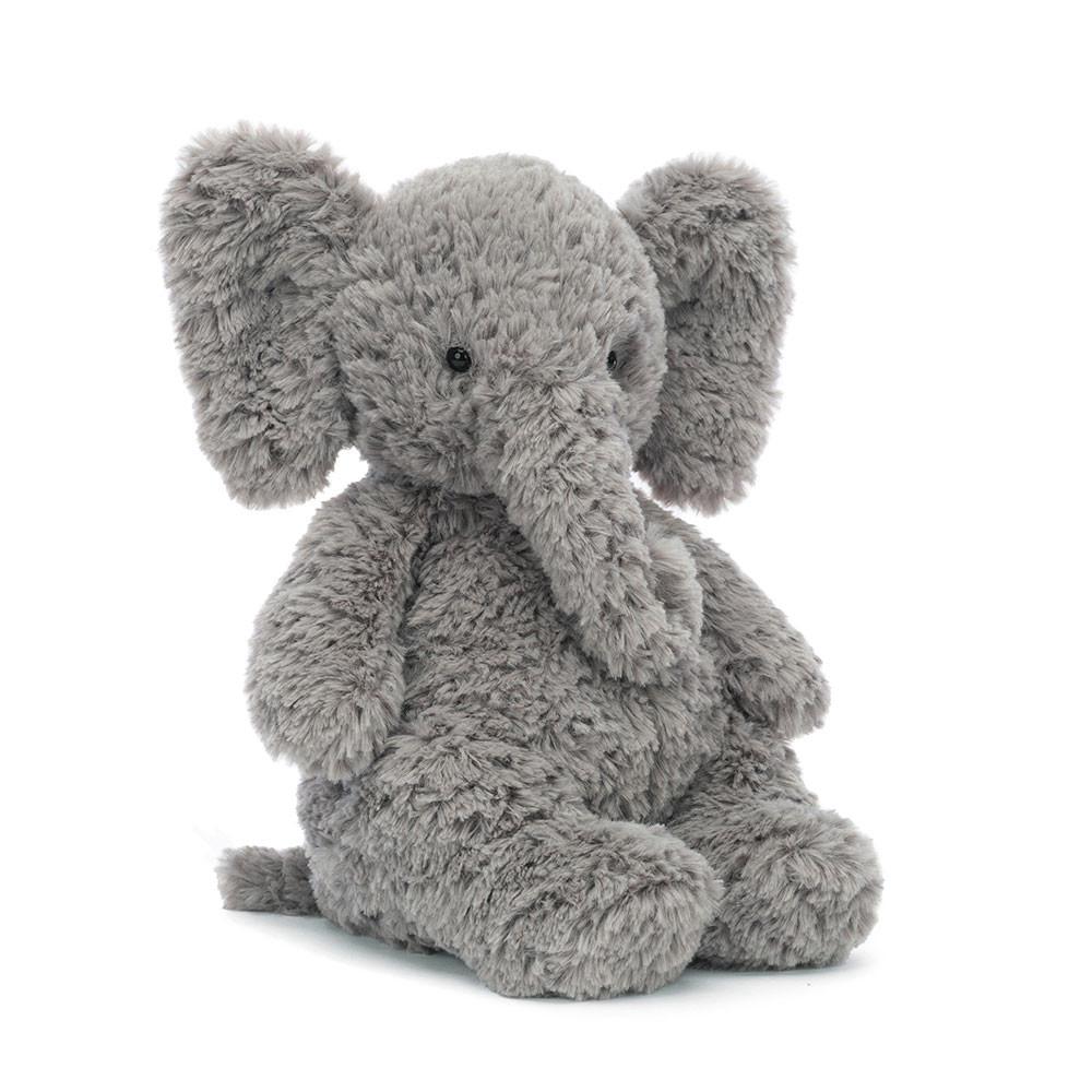 Pluszaki Jellycat Archibald Słoń,26cm x 12cm x 8cm Szare | Polska  OXIF-49761