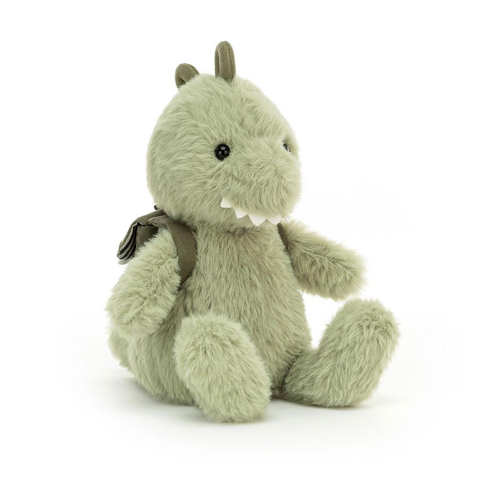 Pluszaki Jellycat Backpack Dino,8.7in x 3.5in x 3.1in Zielone | Polska  LFIC-21743