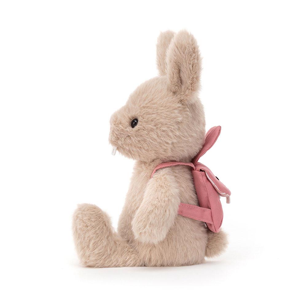 Pluszaki Jellycat Backpack Króliczek,22cm x 9cm x 8cm Brązowe | Polska  GNLW-78569