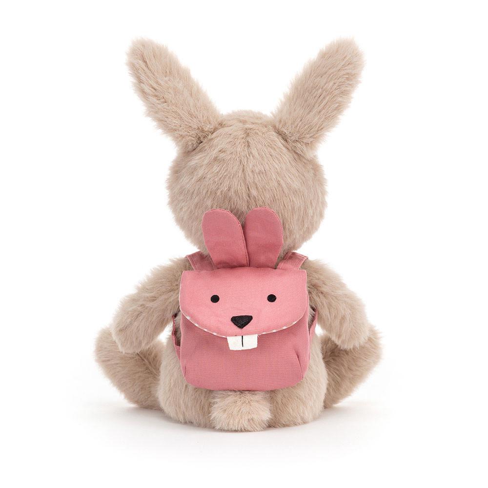 Pluszaki Jellycat Backpack Króliczek,22cm x 9cm x 8cm Brązowe | Polska  GNLW-78569