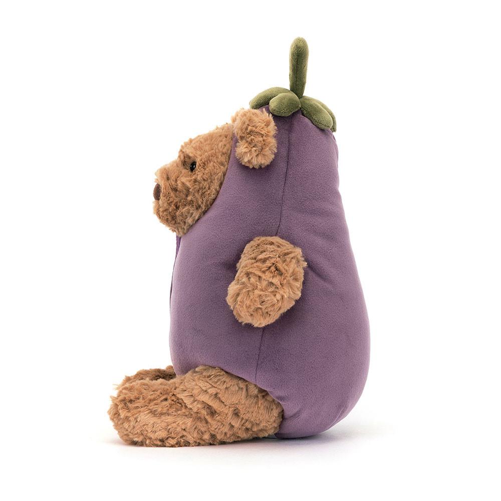 Pluszaki Jellycat Bartholomew Miś Aubergine,30cm x 15cm x 14cm Brązowe | Polska  DTYW-37105