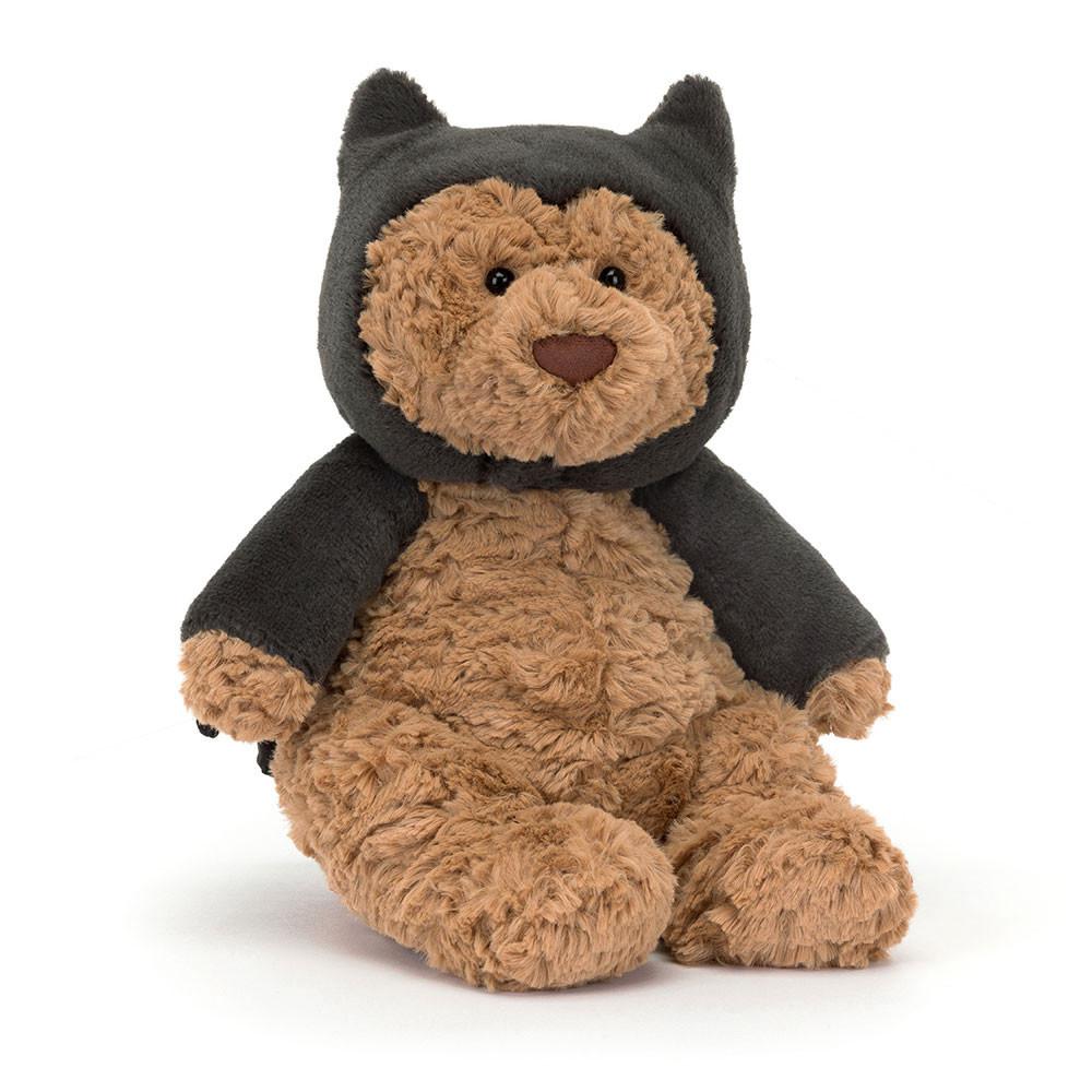 Pluszaki Jellycat Bartholomew Miś Bat,26cm x 12cm x 8cm Brązowe | Polska  UFYD-74921