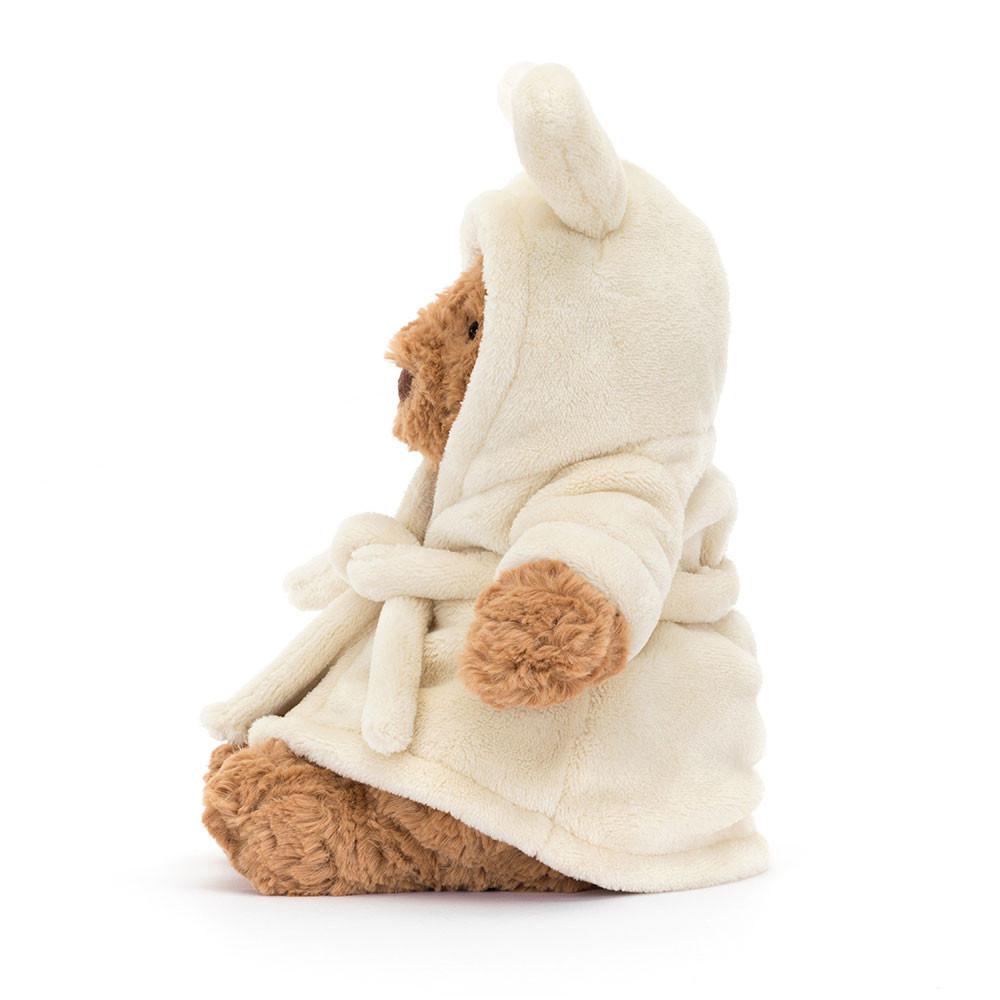 Pluszaki Jellycat Bartholomew Miś Bathrobe,26cm x 12cm x 8cm Brązowe | Polska  RAVF-69034