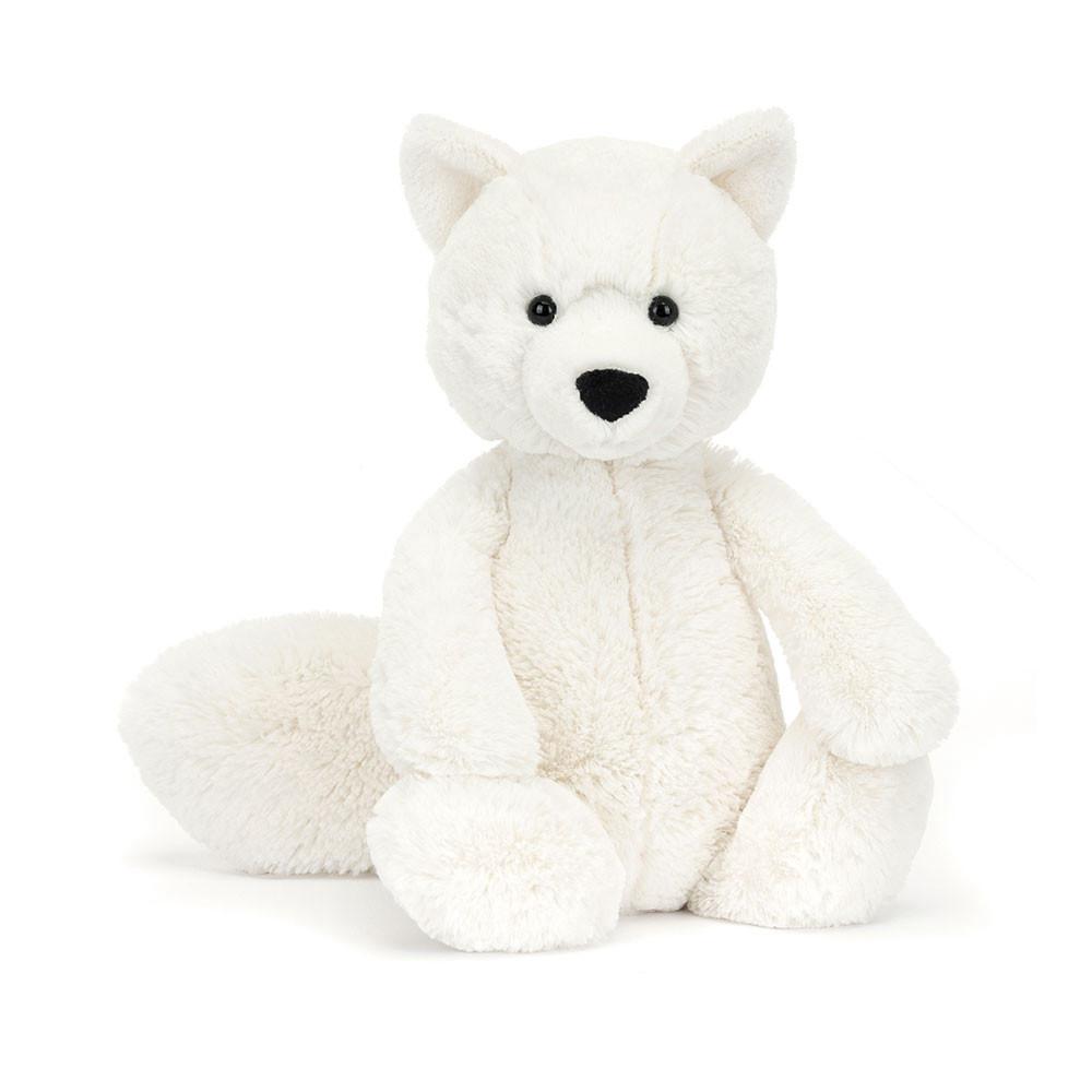 Pluszaki Jellycat Bashful Arctic Fox,31cm x 12cm x 9cm Białe | Polska  HDZX-84256