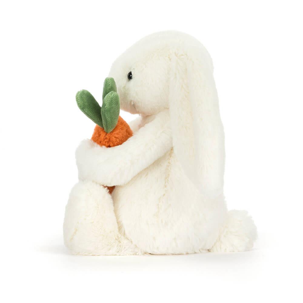 Pluszaki Jellycat Bashful Carrot Króliczek,18cm x 9cm x 8cm Białe | Polska  JNEG-58170