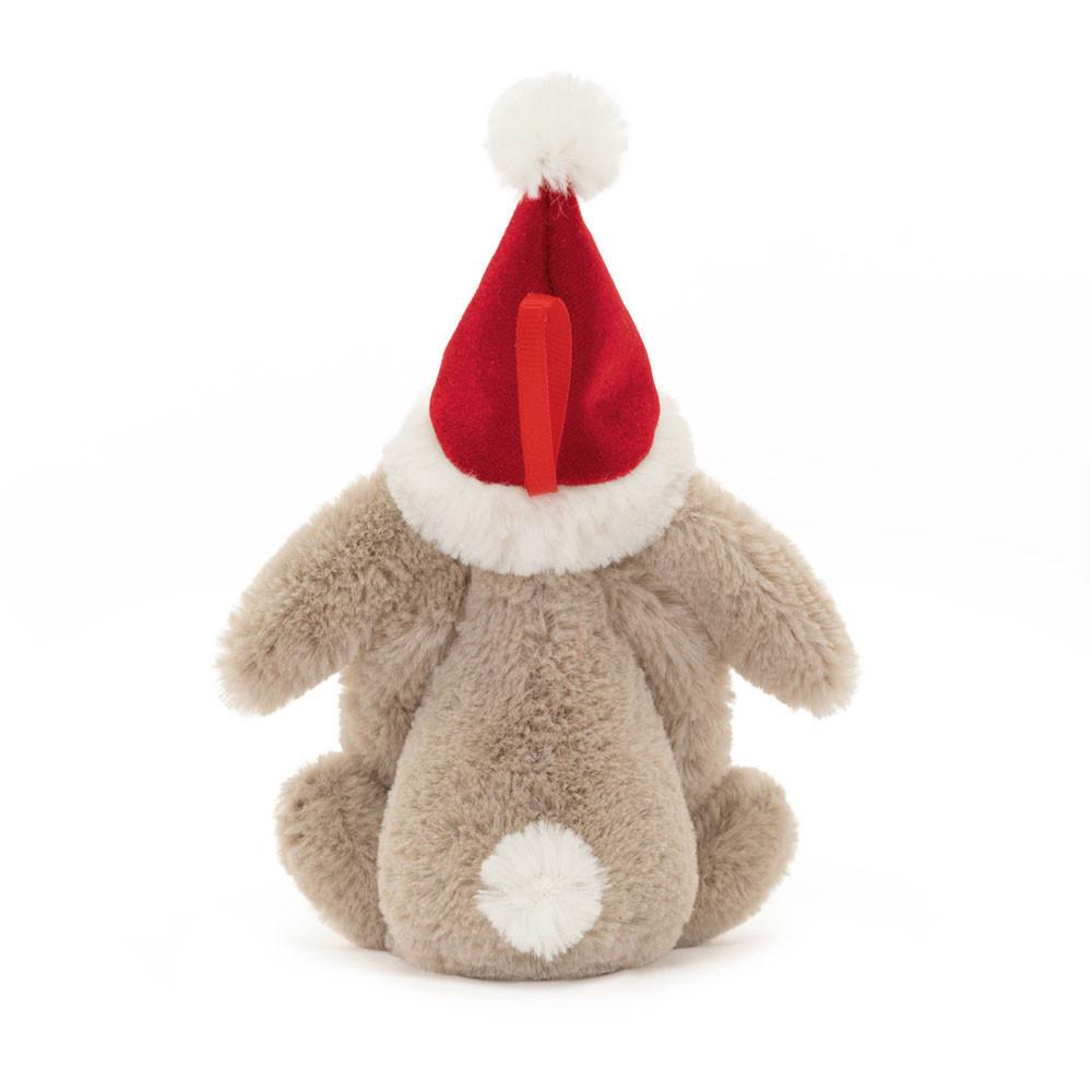 Pluszaki Jellycat Bashful Christmas Króliczek Decoration,13cm x 6cm x 4cm Beżowe | Polska  WJSL-74583