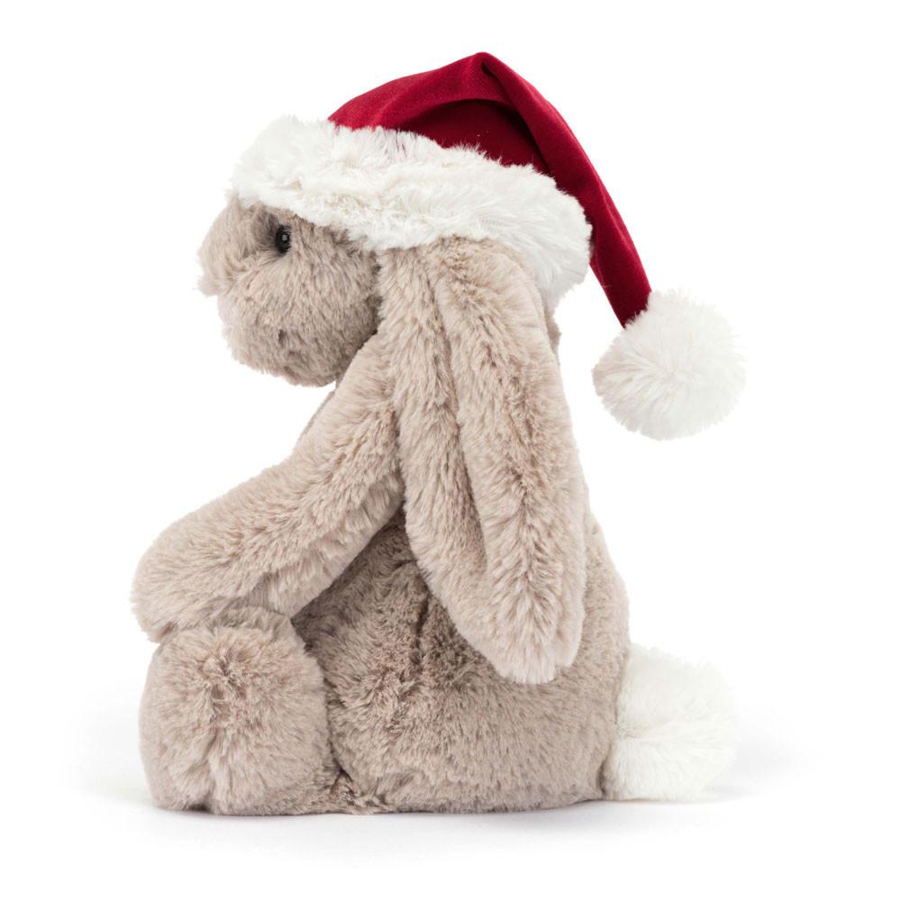 Pluszaki Jellycat Bashful Christmas Króliczek,31cm x 12cm x 9cm Beżowe | Polska  YDZR-70492