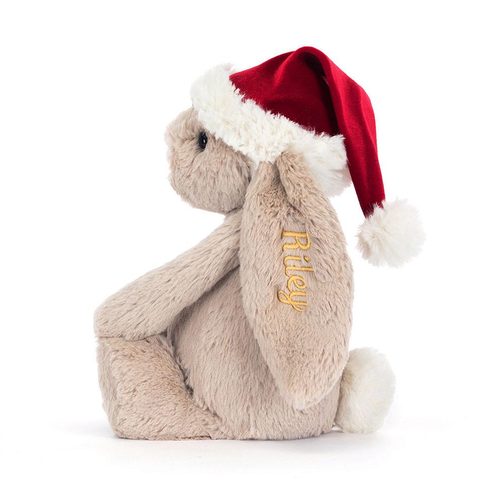 Pluszaki Jellycat Bashful Christmas Króliczek,31cm x 12cm x 9cm Beżowe | Polska  ORUX-50917