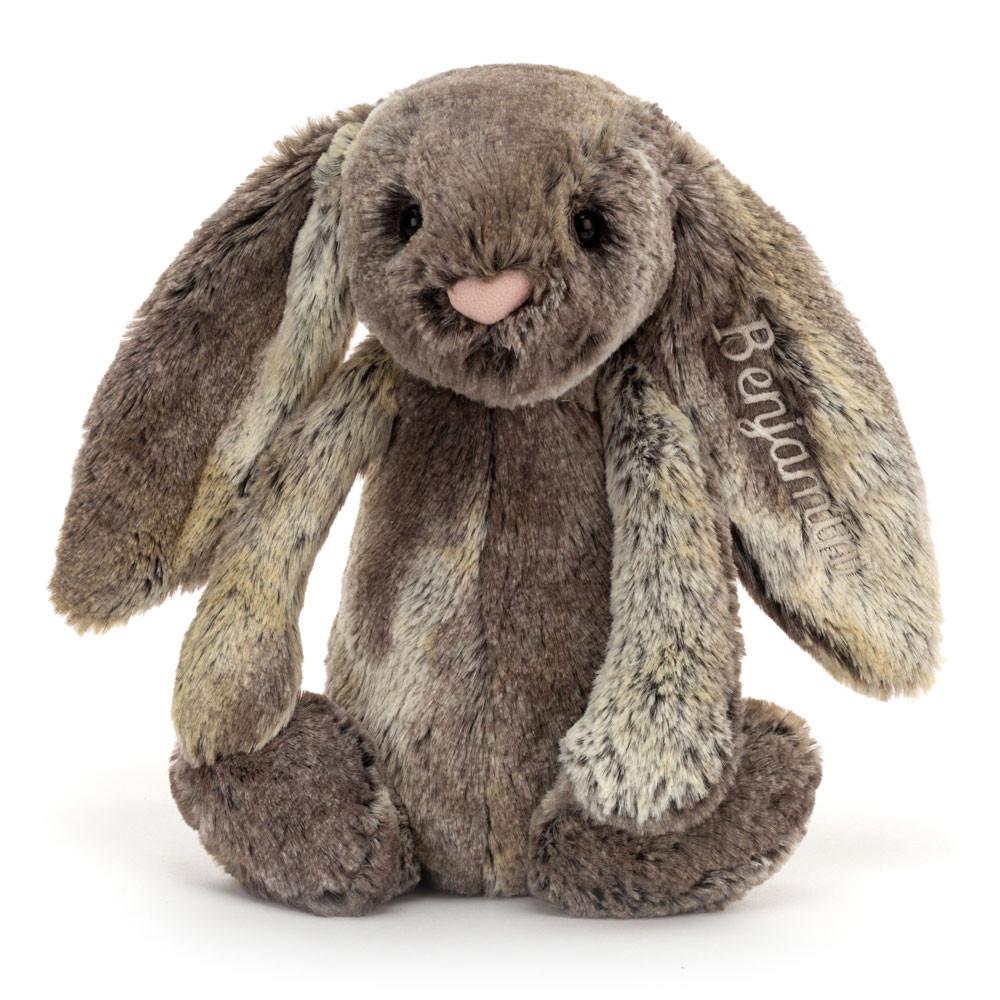 Pluszaki Jellycat Bashful Cottontail Króliczek Medium,31cm x 12cm x 9cm Brązowe | Polska  HLCR-96470