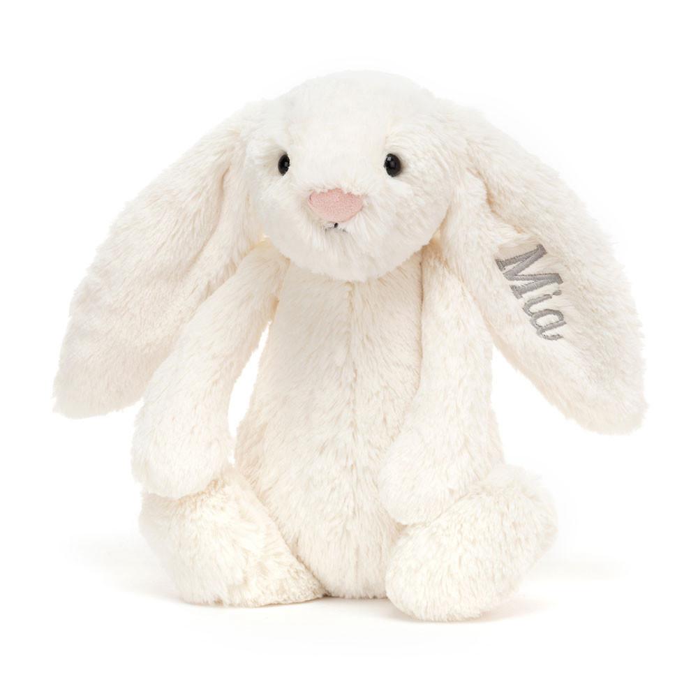 Pluszaki Jellycat Bashful Cream Króliczek Medium,31cm x 12cm x 9cm Białe | Polska  CRAS-12735