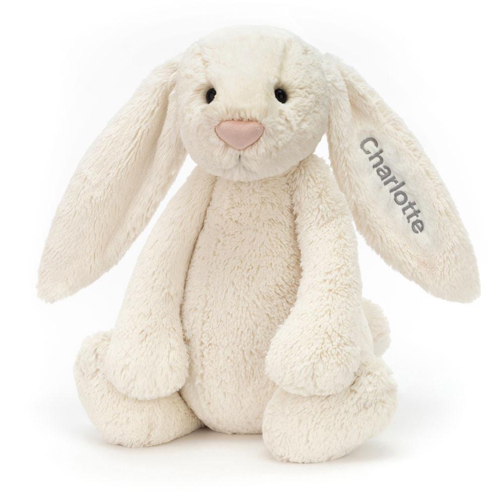 Pluszaki Jellycat Bashful Cream Króliczek Huge,51cm x 21cm x 12cm Białe | Polska  ZFQK-57129