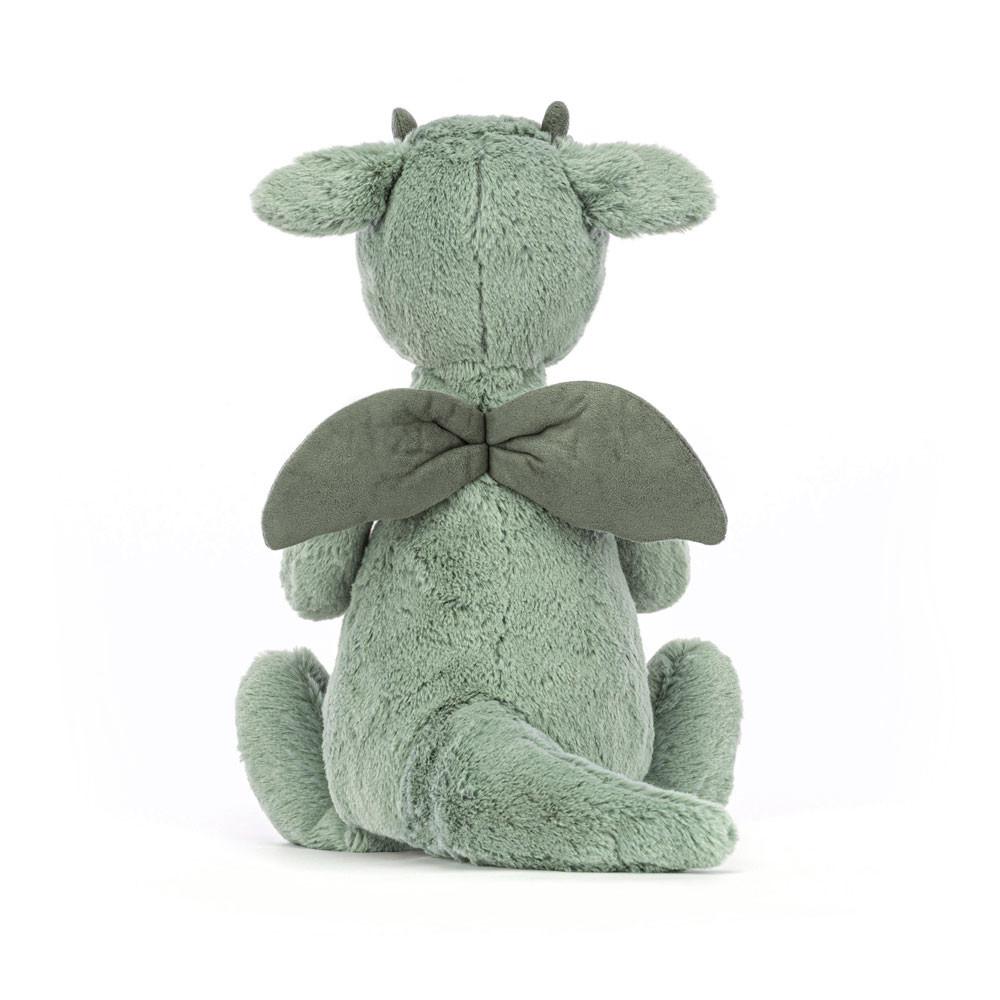 Pluszaki Jellycat Bashful Dragon,31cm x 12cm x 9cm Zielone | Polska  NQTL-40352
