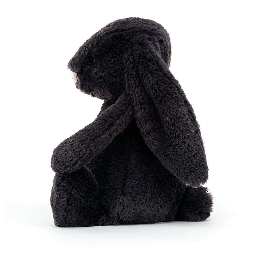 Pluszaki Jellycat Bashful Inky Króliczek,31cm x 12cm x 9cm Czarne | Polska  QWLA-72986