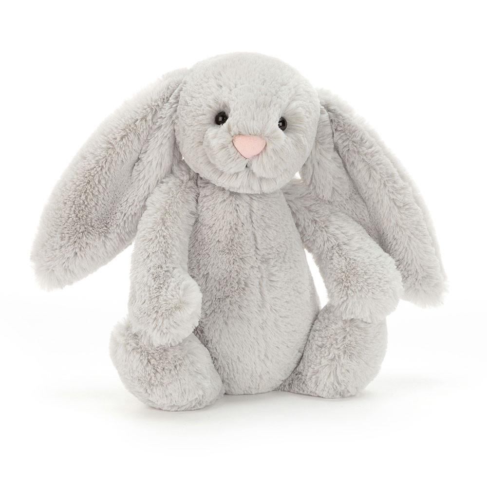 Pluszaki Jellycat Bashful Króliczek,31cm x 12cm x 9cm Szare | Polska  DNFV-27395