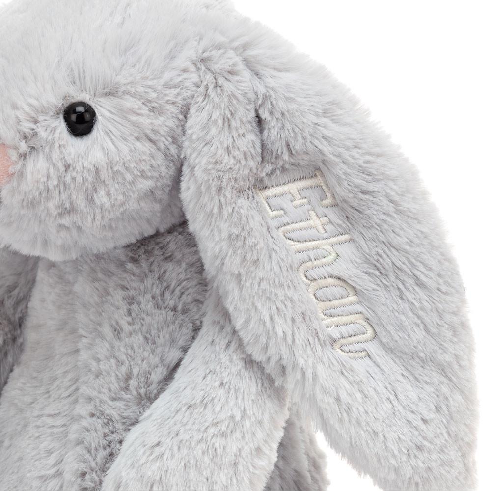 Pluszaki Jellycat Bashful Króliczek Medium,31cm x 12cm x 9cm Szare | Polska  QNSE-30692