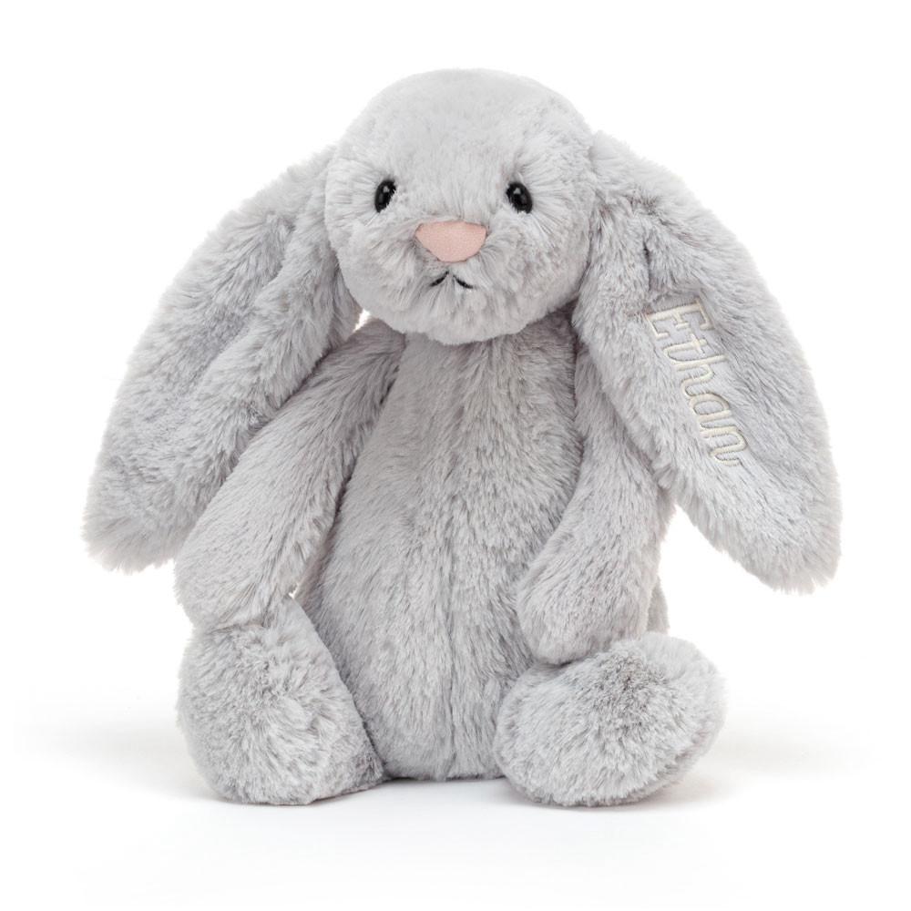Pluszaki Jellycat Bashful Króliczek Medium,31cm x 12cm x 9cm Szare | Polska  QNSE-30692