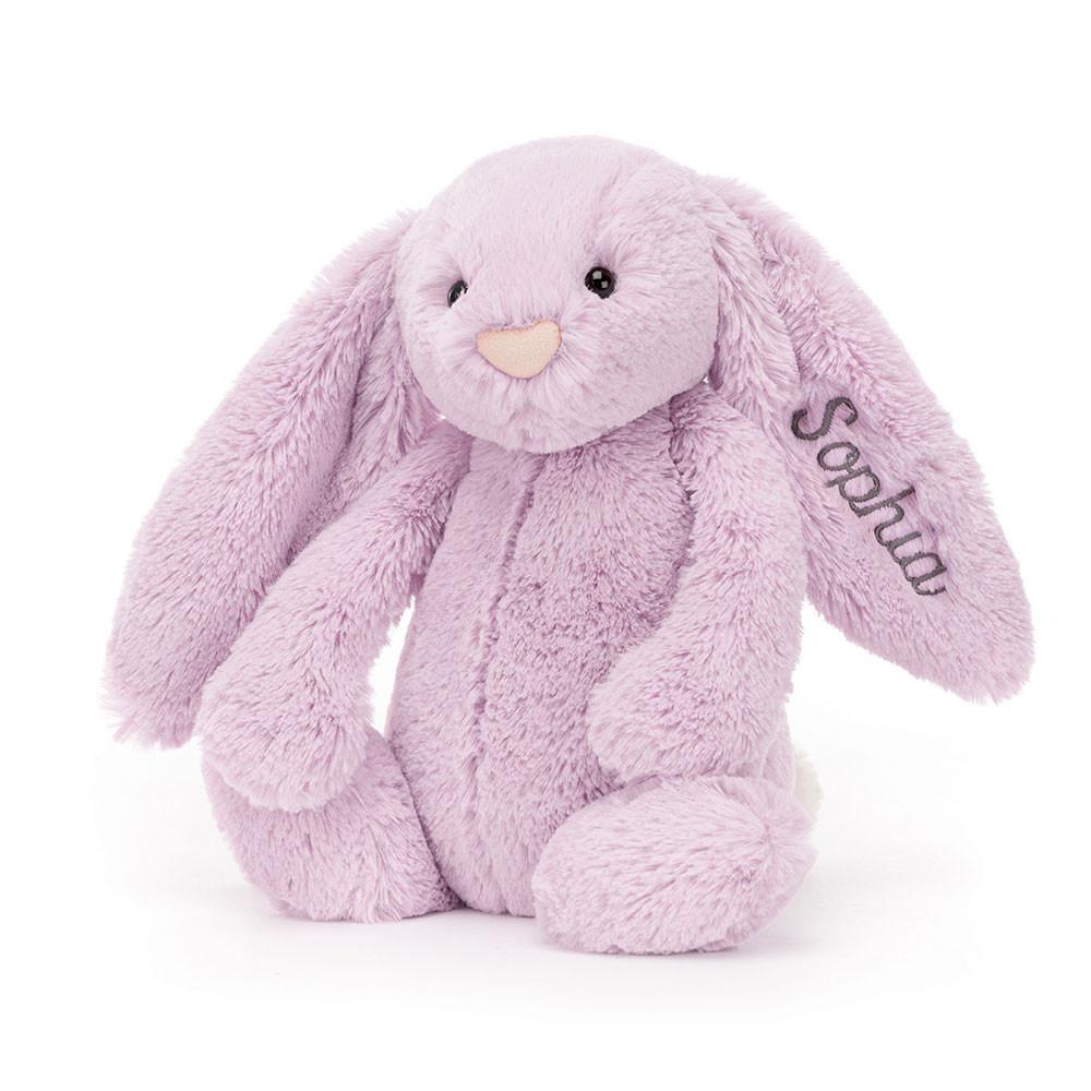 Pluszaki Jellycat Bashful Lilac Króliczek Medium,31cm x 12cm x 9cm Fioletowe | Polska  DEQS-94236