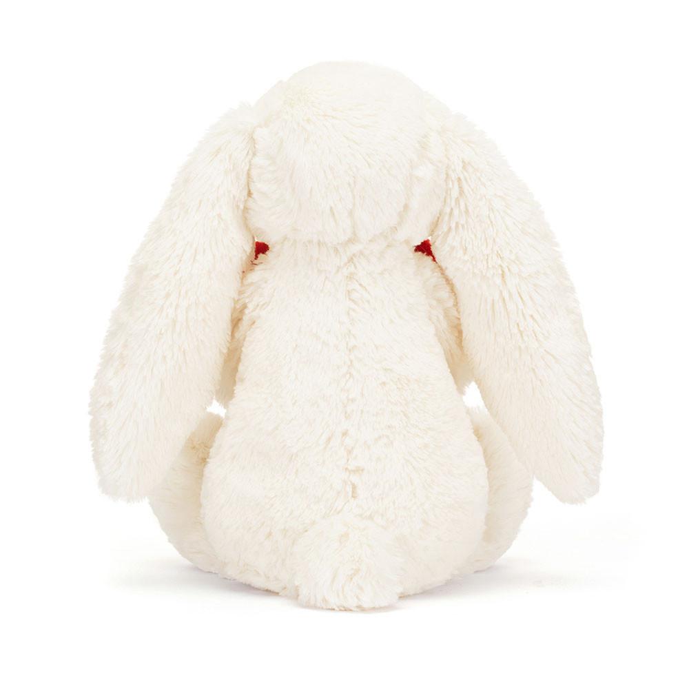 Pluszaki Jellycat Bashful Love Heart Króliczek,31cm x 12cm x 9cm Białe | Polska  OLXS-34682