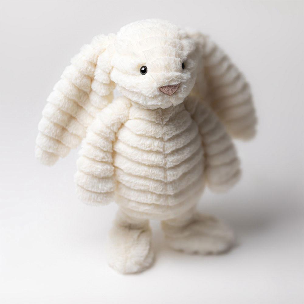 Pluszaki Jellycat Bashful Luxe Króliczek Nimbus,31cm x 12cm x 9cm Białe | Polska  PHME-85402