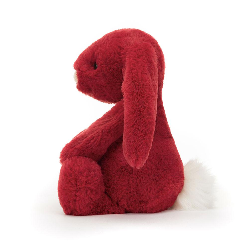 Pluszaki Jellycat Bashful Luxe Króliczek Scarlett,31cm x 12cm x 9cm Czerwone | Polska  DCEL-51638