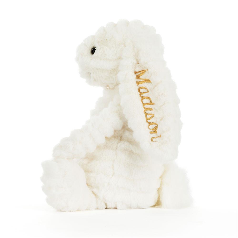 Pluszaki Jellycat Bashful Luxe Króliczek Nimbus,31cm x 12cm x 9cm Białe | Polska  YBFS-50861