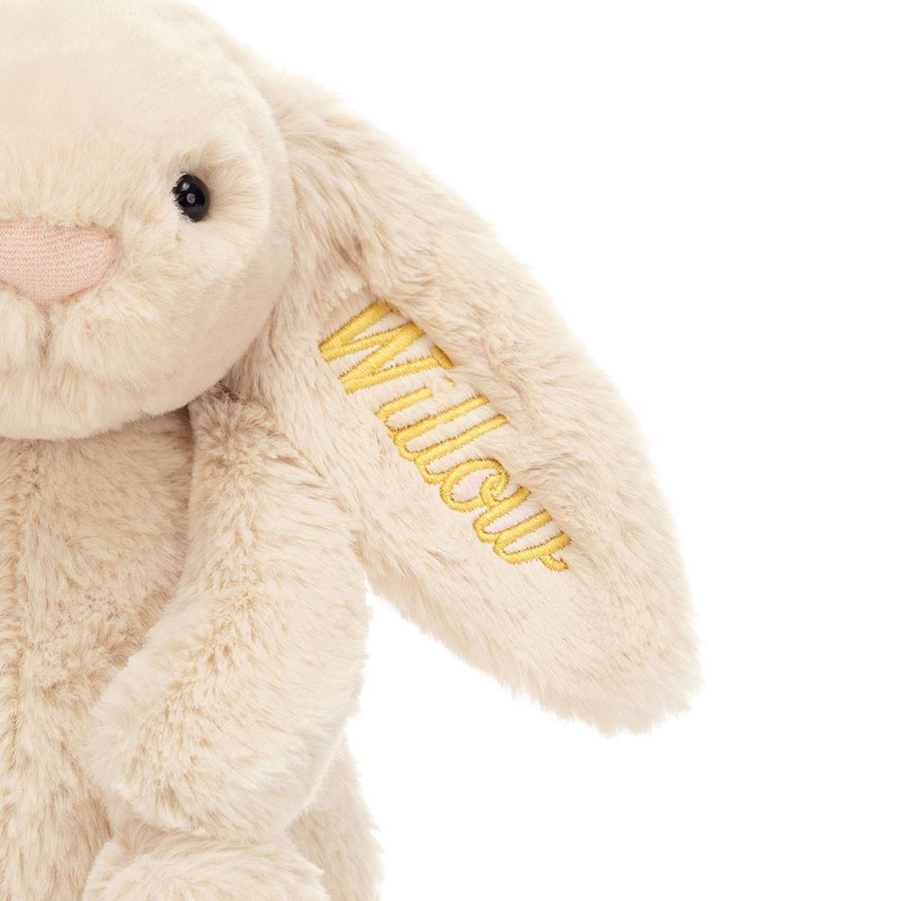 Pluszaki Jellycat Bashful Luxe Króliczek Willow Medium,31cm x 12cm x 9cm Beżowe | Polska  CKHO-39718