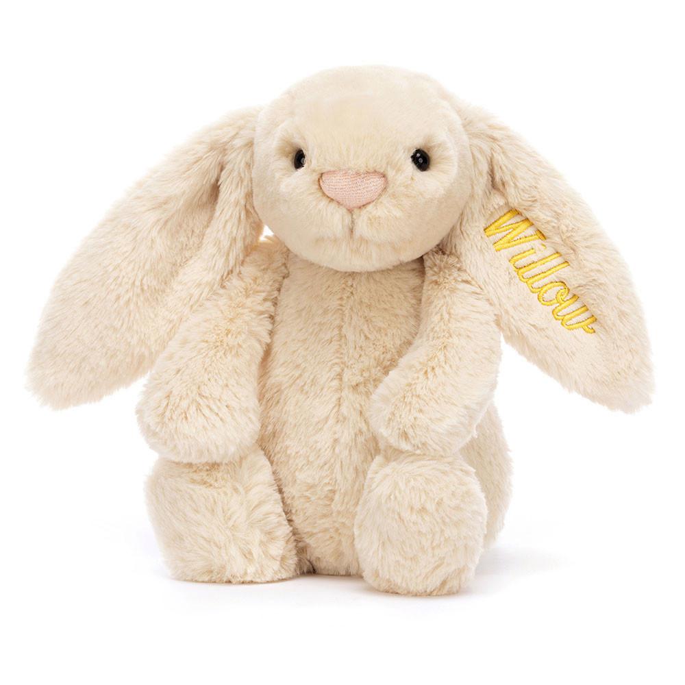 Pluszaki Jellycat Bashful Luxe Króliczek Willow Medium,31cm x 12cm x 9cm Beżowe | Polska  CKHO-39718