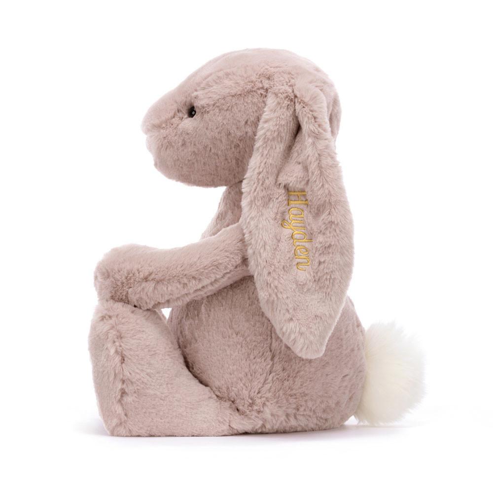 Pluszaki Jellycat Bashful Luxe Króliczek Huge,51cm x 21cm x 12cm Różowe | Polska  NEYA-72895