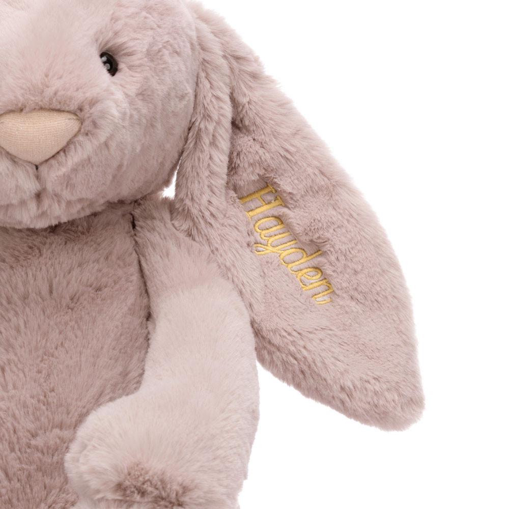 Pluszaki Jellycat Bashful Luxe Króliczek Huge,51cm x 21cm x 12cm Różowe | Polska  NEYA-72895