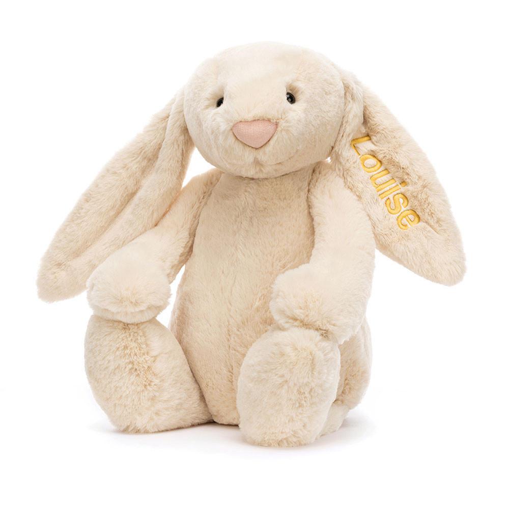 Pluszaki Jellycat Bashful Luxe Króliczek Willow Huge,51cm x 21cm x 12cm Beżowe | Polska  SRBE-93650