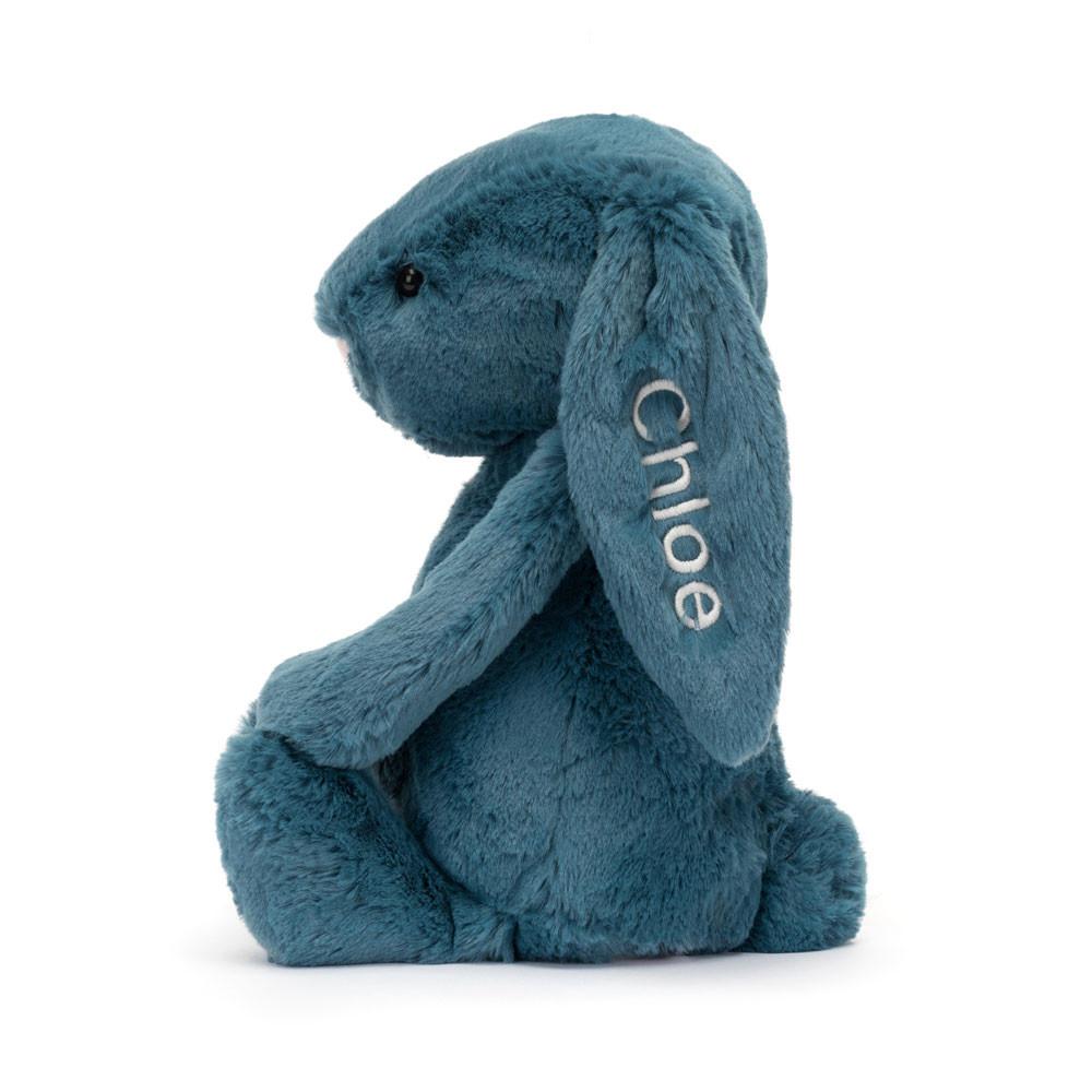 Pluszaki Jellycat Bashful Mineral Króliczek Medium,31cm x 12cm x 9cm Niebieskie | Polska  VKEH-83160