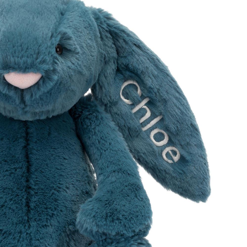 Pluszaki Jellycat Bashful Mineral Króliczek Medium,31cm x 12cm x 9cm Niebieskie | Polska  VKEH-83160