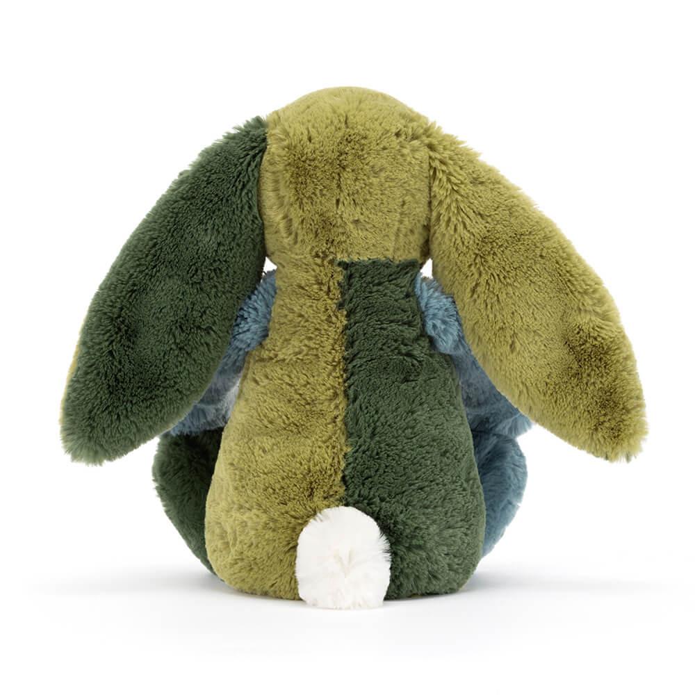 Pluszaki Jellycat Bashful Patchwork Basil Króliczek,31cm x 12cm x 9cm Zielone | Polska  WEJH-63415