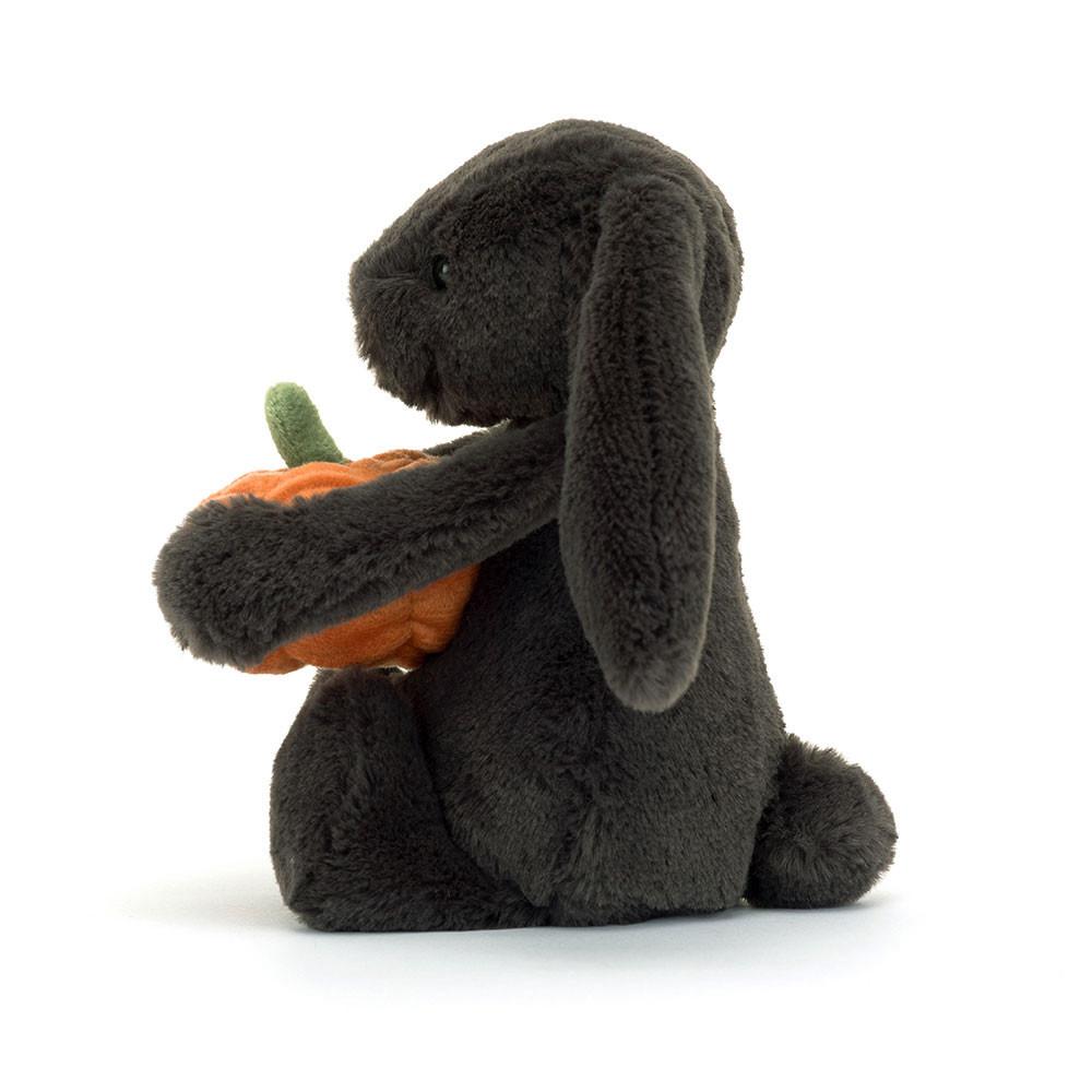 Pluszaki Jellycat Bashful Pumpkin Króliczek,31cm x 12cm x 9cm Czarne | Polska  IZEC-16274