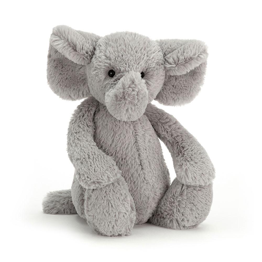 Pluszaki Jellycat Bashful Słoń,31cm x 12cm x 9cm Szare | Polska  OFRS-10596