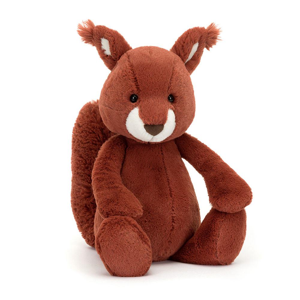 Pluszaki Jellycat Bashful Squirrel,31cm x 12cm x 9cm Czerwone | Polska  QZWO-10457