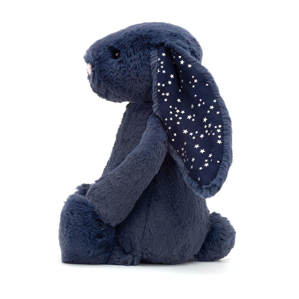 Pluszaki Jellycat Bashful Stardust Króliczek,31cm x 12cm x 9cm Niebieskie | Polska  XHPZ-49312