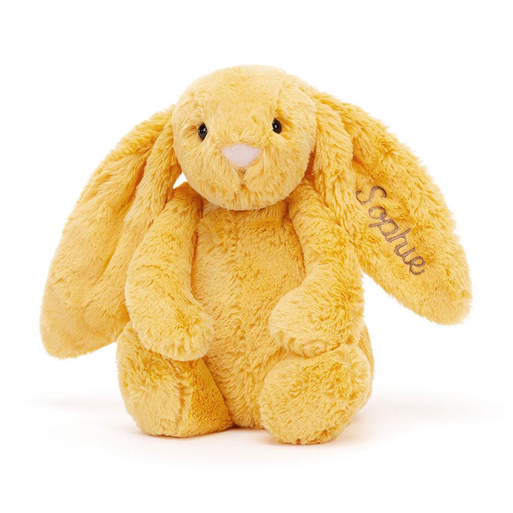 Pluszaki Jellycat Bashful Sunshine Króliczek Medium,31cm x 12cm x 9cm Żółte | Polska  BKRT-07835