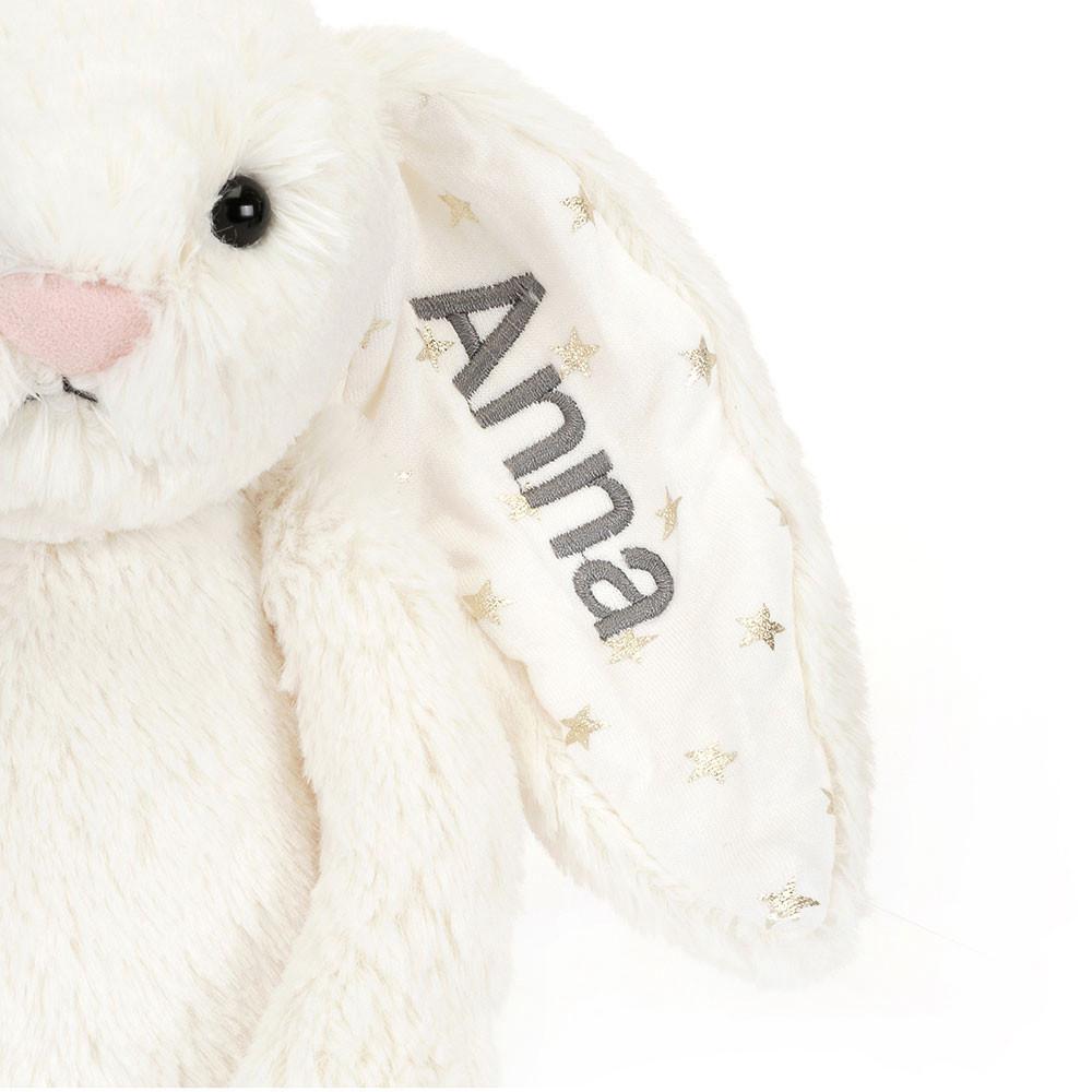 Pluszaki Jellycat Bashful Twinkle Króliczek Medium,31cm x 12cm x 9cm Białe | Polska  DANU-79235