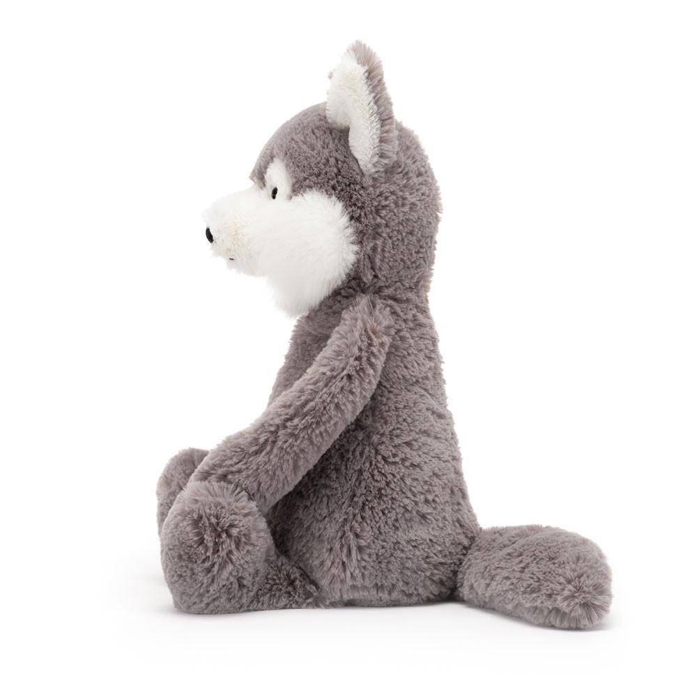 Pluszaki Jellycat Bashful Wolf,31cm x 12cm x 9cm Szare | Polska  ADQS-19703
